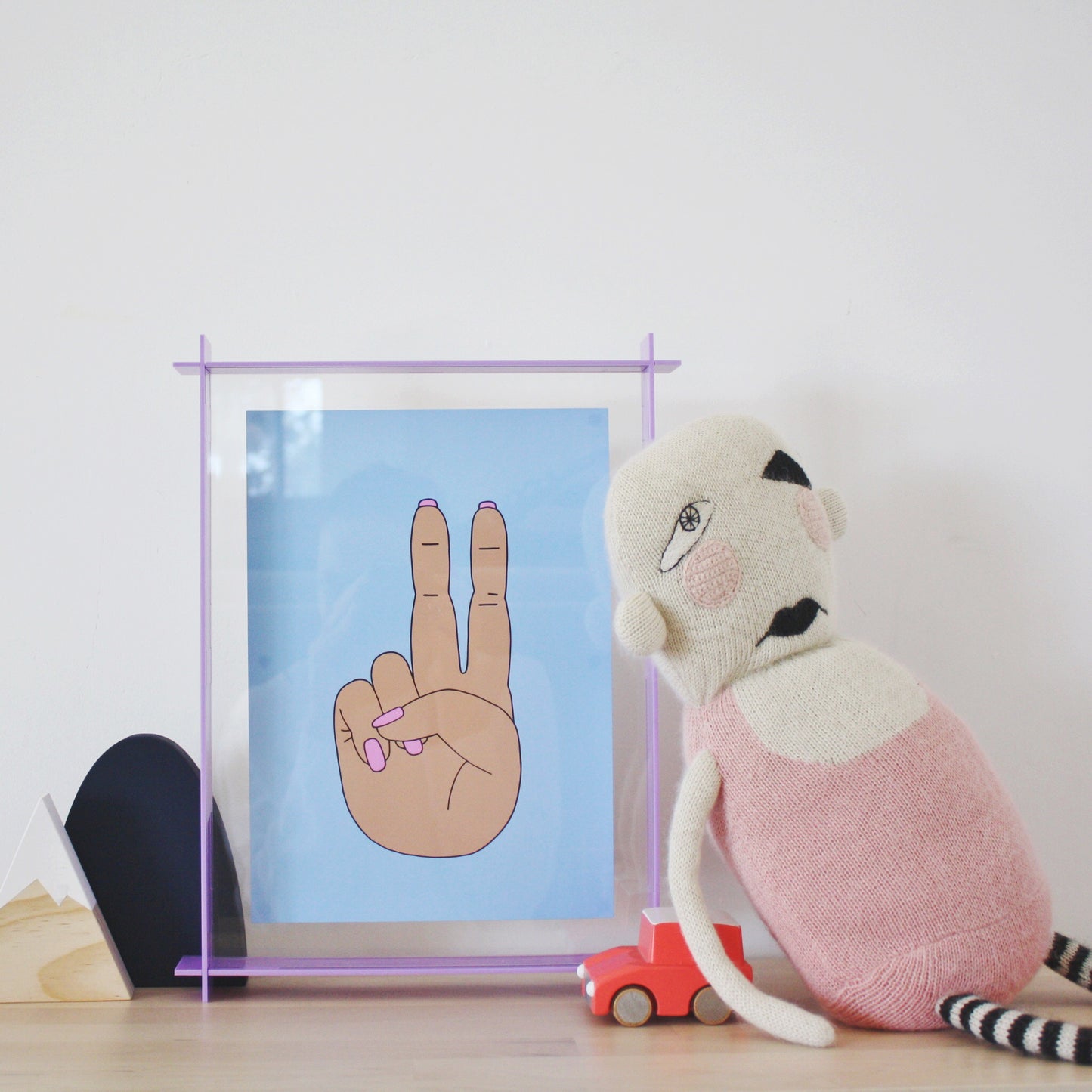 A4 Acrylic Box Frame Lilac