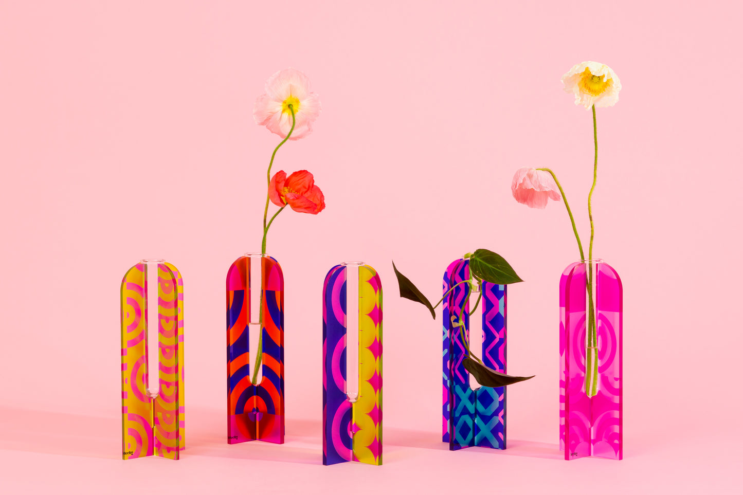 Acrylic Stem Vase - Printed